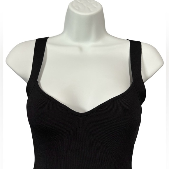 GUESS, Anis Mirage Sleeveless Ribbed Dress, Small, Black - Picture 7 of 14